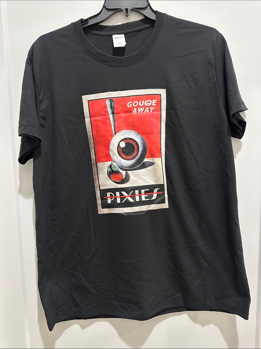 Pixies 'Gouge Away' Graphic Tee - Black with Red & White Artwork